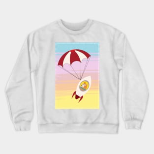 THIS DOG RETURNS FROM OUTER SPACE Crewneck Sweatshirt